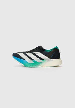 ADIZERO ADIOS PRO 4 - 公路跑鞋 - 核心黑/哑光银/荣耀绿