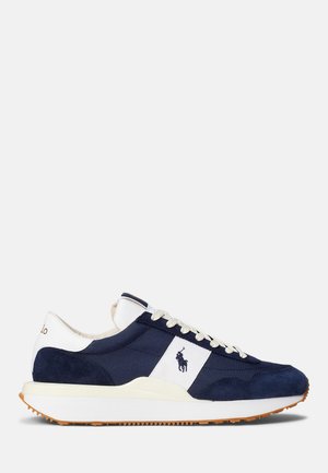 Polo Ralph Lauren TRAIN 89 麂皮牛津运动鞋 - 运动鞋 - 猎人海军蓝/白色